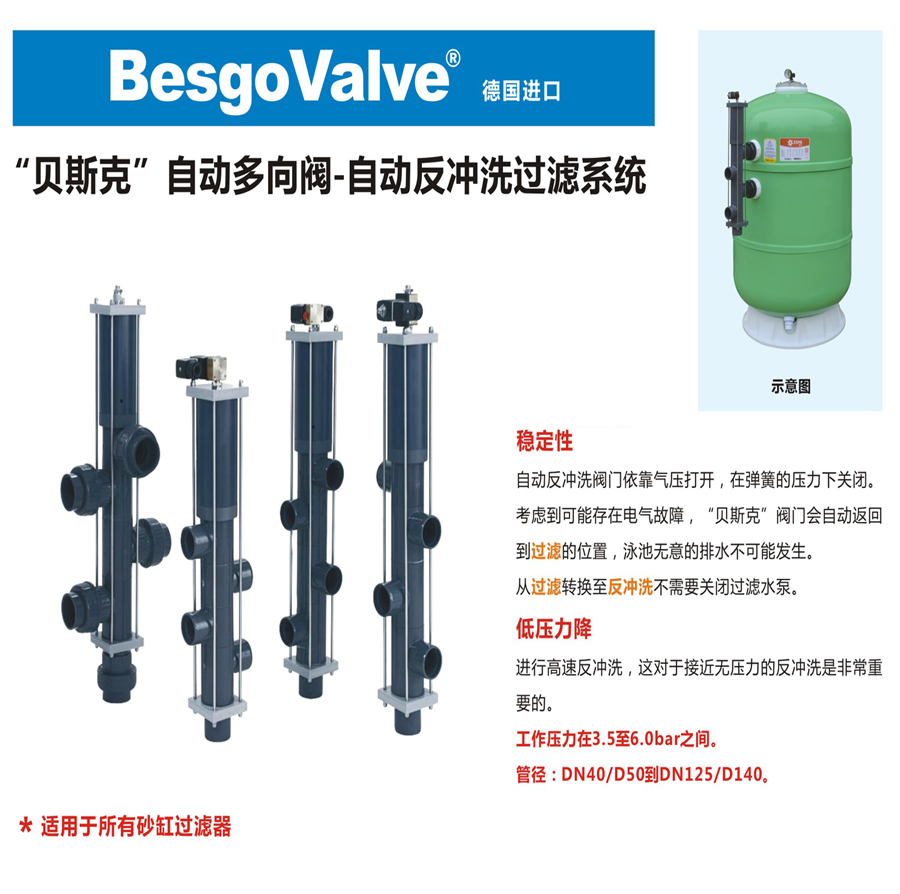 滨特尔砂缸过滤器 游泳池设备